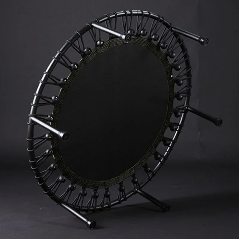 40" Silent Mini Trampoline Fitness Trampoline Bungee Rebounder Cardio Training Jumping Workout Equipment Max Load 330LBS