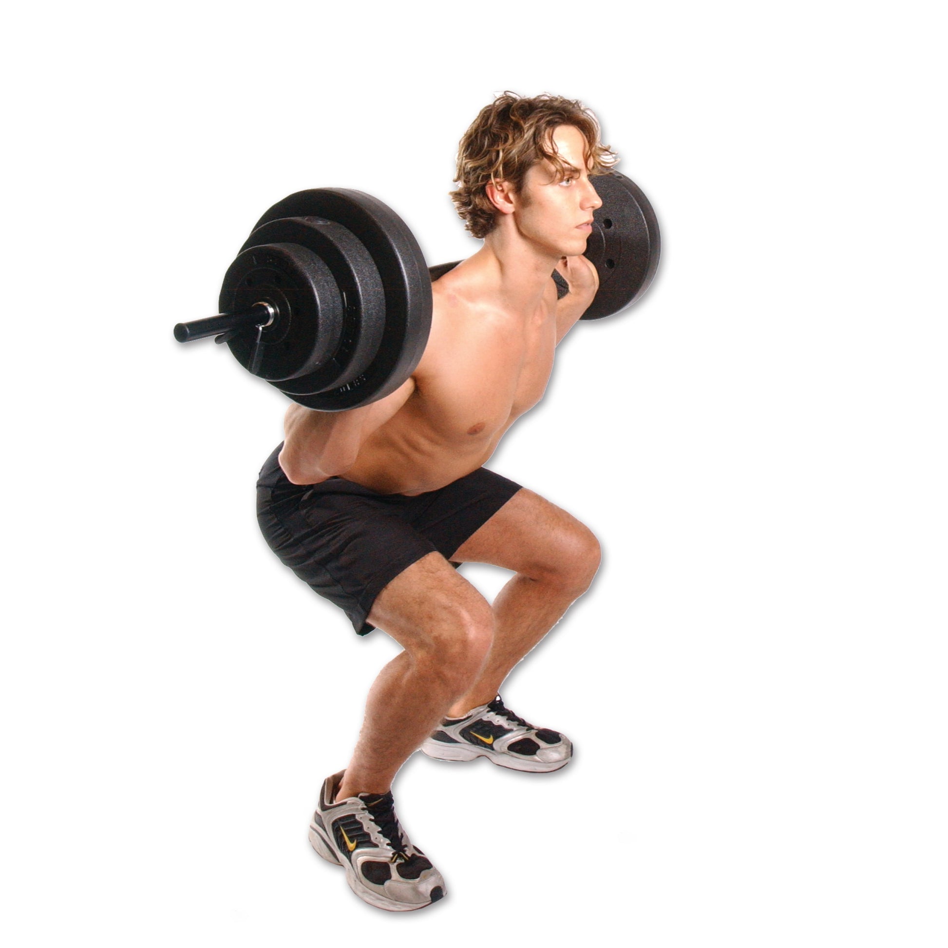 Barbell Standard Vinyl Weight Plate Set, 50 Lb (25 Lb X 2)