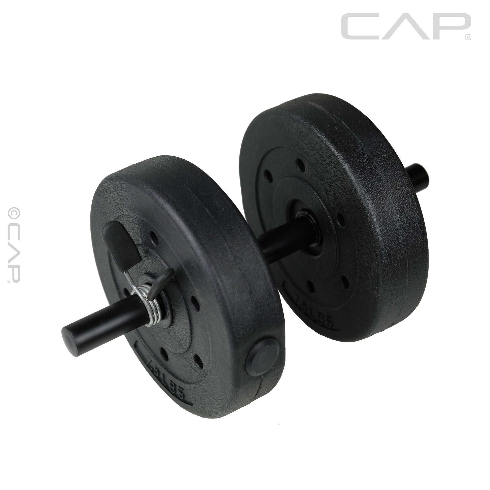 Barbell Standard Vinyl Weight Plate Set, 15 Lb (7.5 Lb X 2)