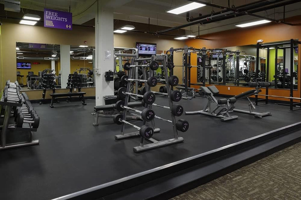 3/8In (9Mm) Thick 10% Grey 4' X 6' Heavy Duty Rubber Rolls, Protective Exercise Mats, Home Gym Rubber Flooring