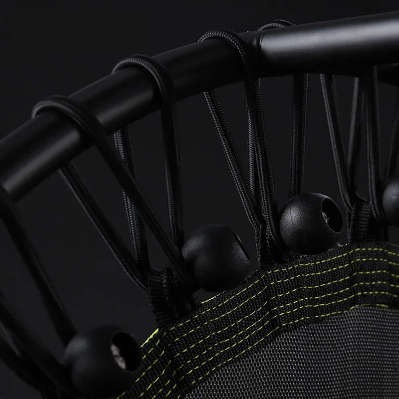 40" Silent Mini Trampoline Fitness Trampoline Bungee Rebounder Cardio Training Jumping Workout Equipment Max Load 330LBS