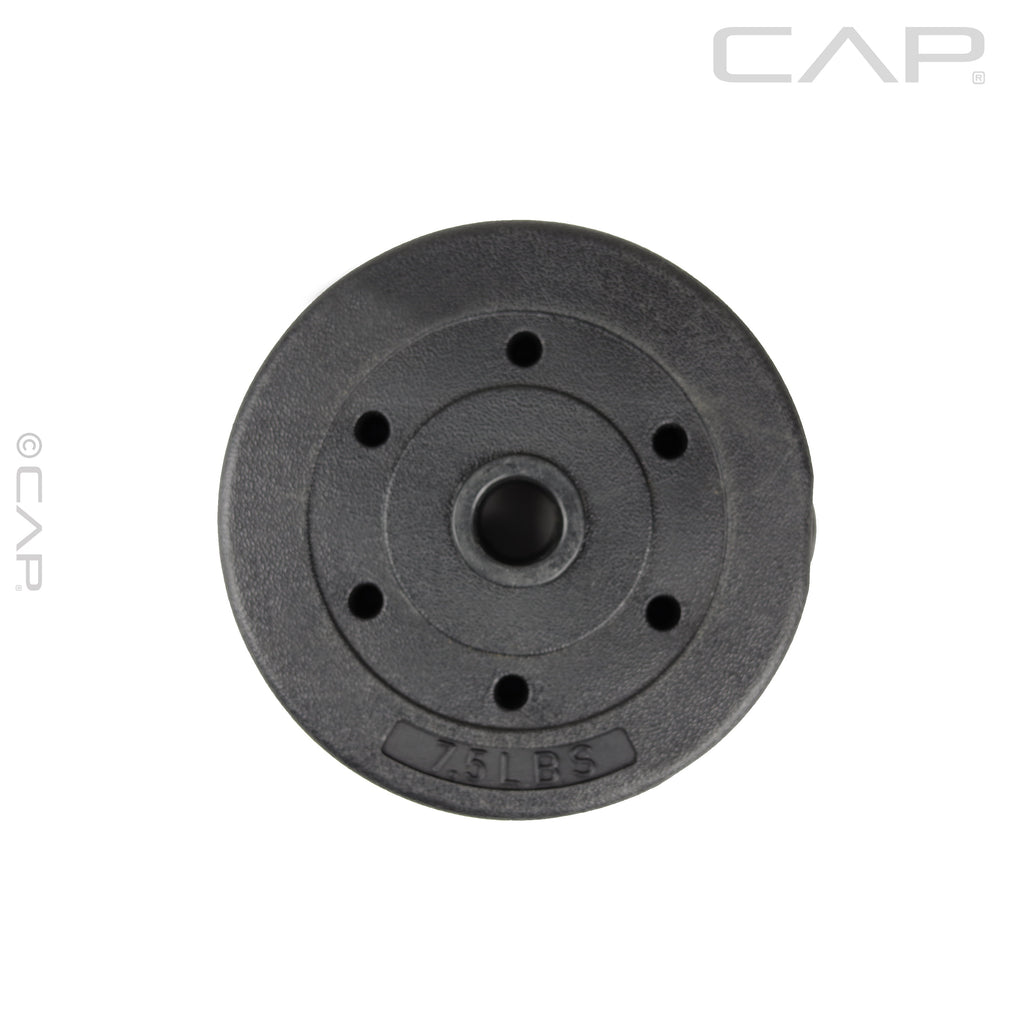 Barbell Standard Vinyl Weight Plate Set, 15 Lb (7.5 Lb X 2)