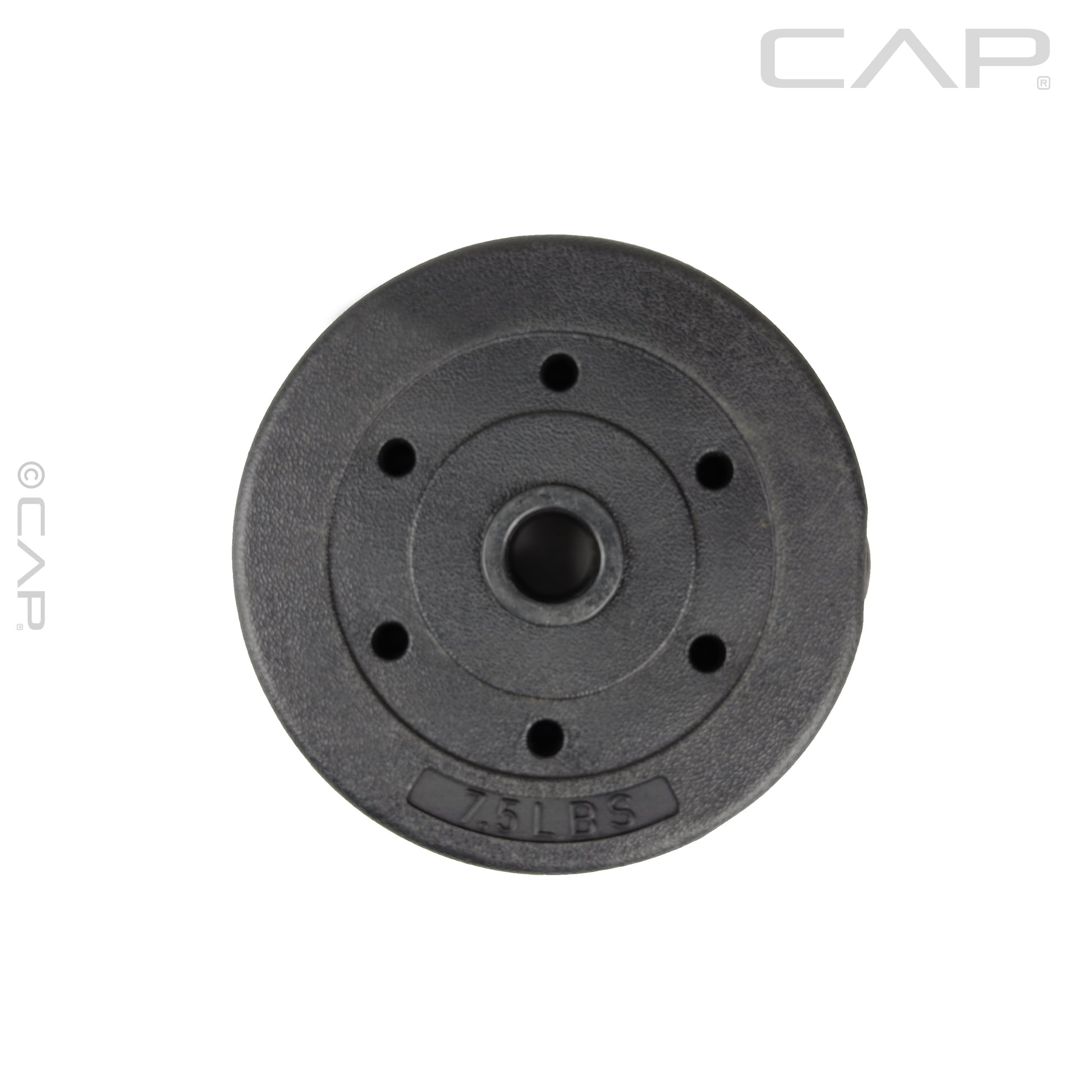 Barbell Standard Vinyl Weight Plate Set, 15 Lb (7.5 Lb X 2)