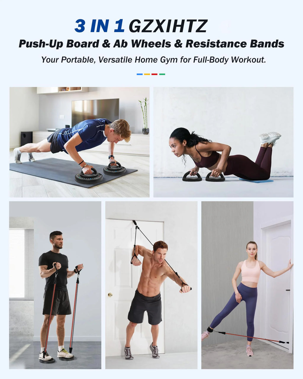 Push up Board System, Push up Handles for Floor, Fitness Workout Tool Workout Push up Bar, Professional Home Workout Equipment, Gym Equipment Strength Training Equipment for Men&Women