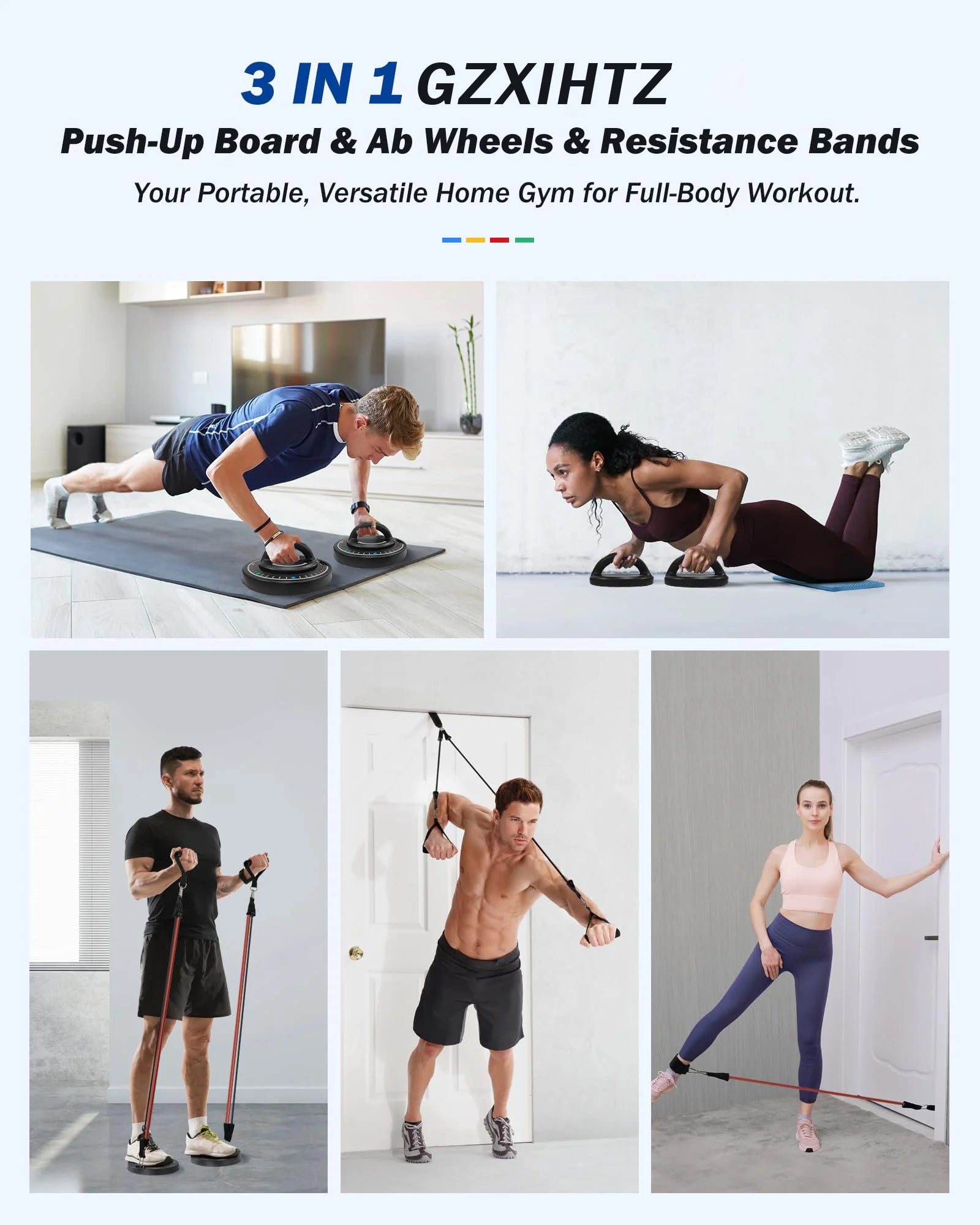 Push up Board System, Push up Handles for Floor, Fitness Workout Tool Workout Push up Bar, Professional Home Workout Equipment, Gym Equipment Strength Training Equipment for Men&Women