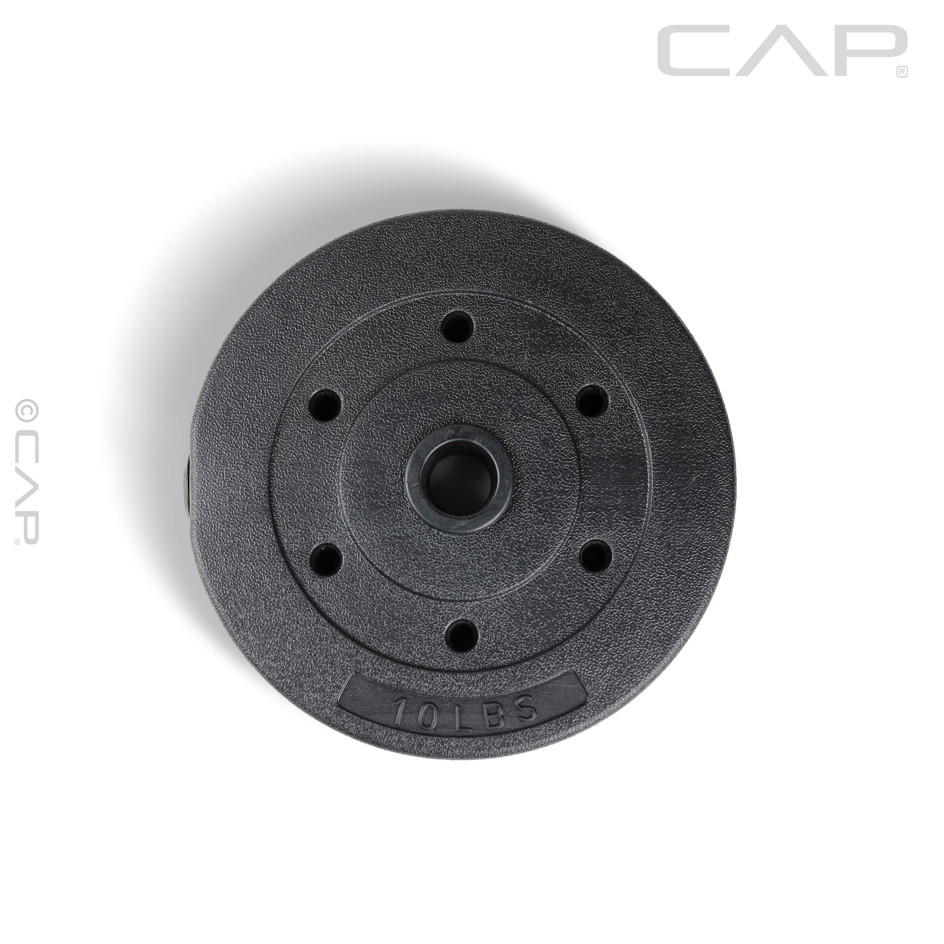 Barbell Standard Vinyl Weight Plate Set, 20 Lb (10 Lb X 2)