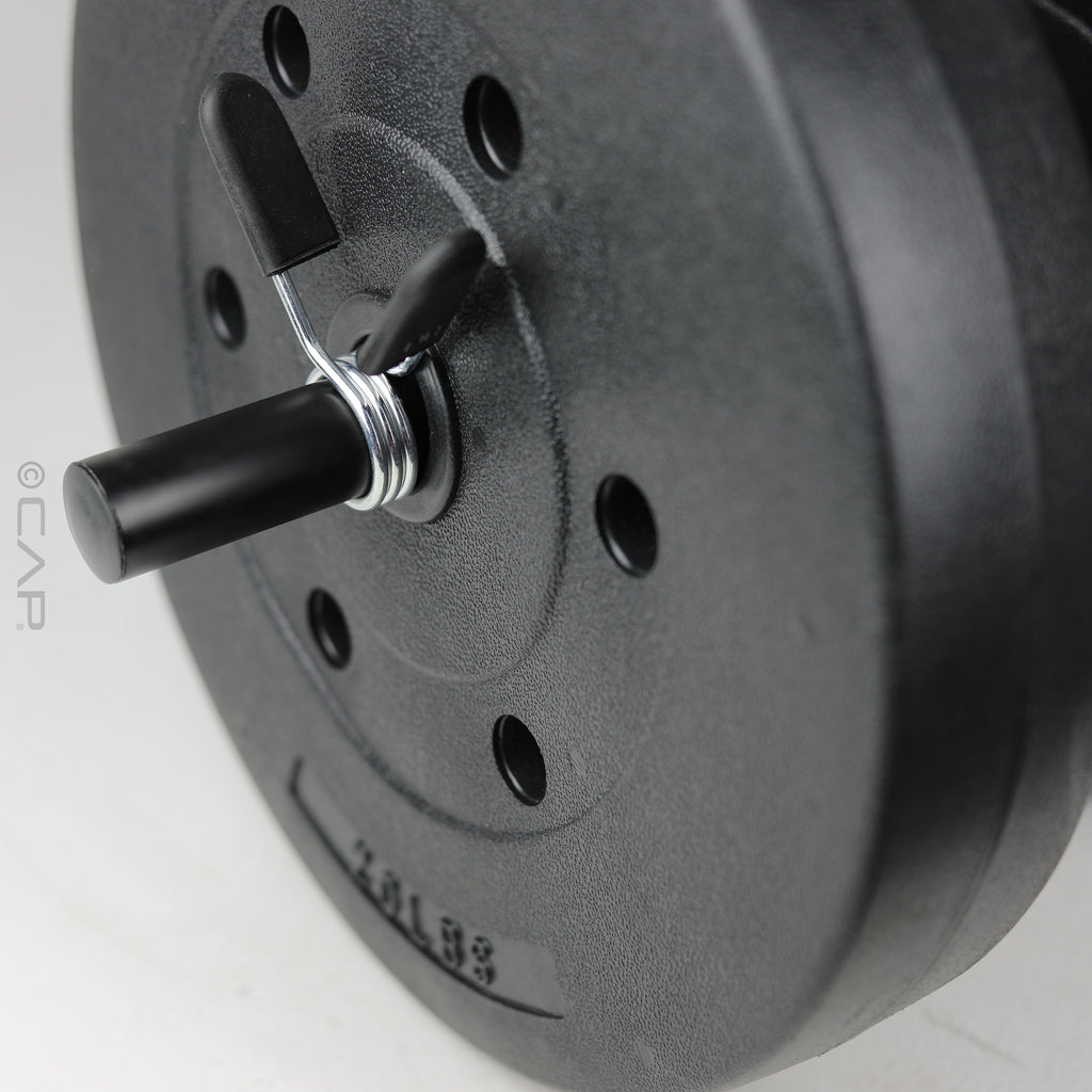 Barbell Standard Vinyl Weight Plate Set, 40 Lb (20 Lb X 2)