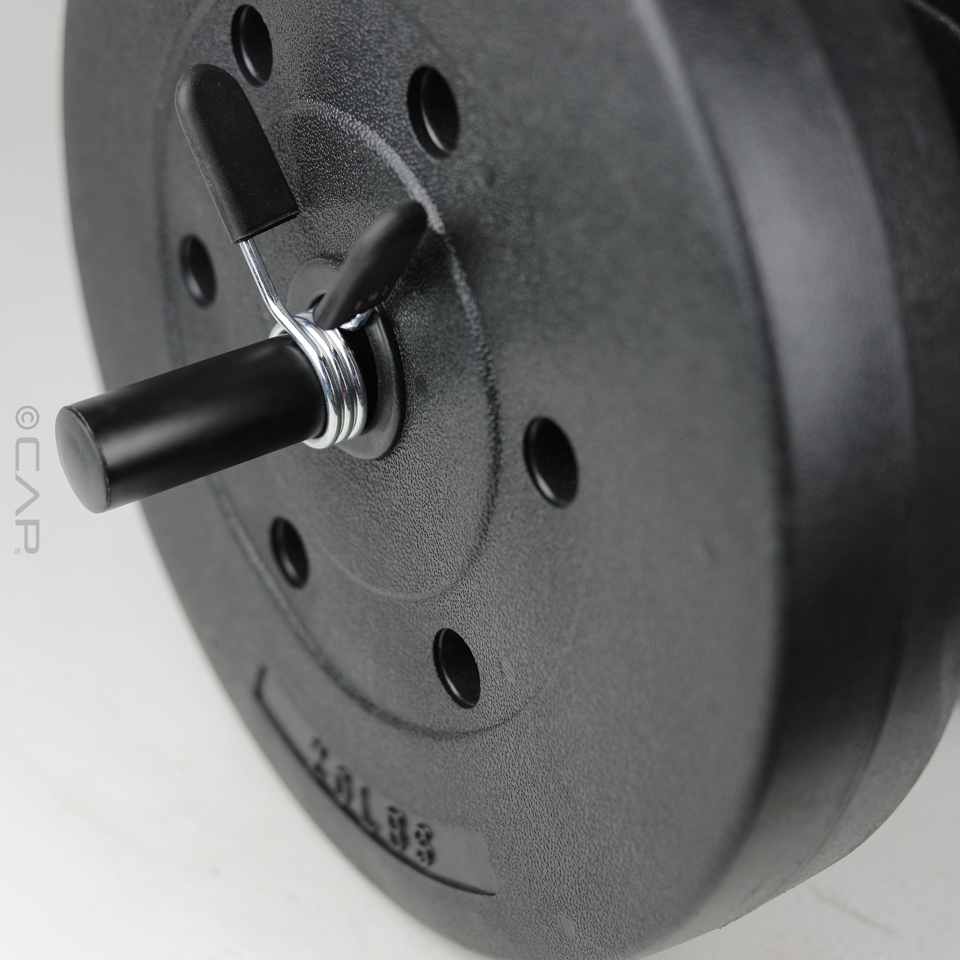 Barbell Standard Vinyl Weight Plate Set, 40 Lb (20 Lb X 2)